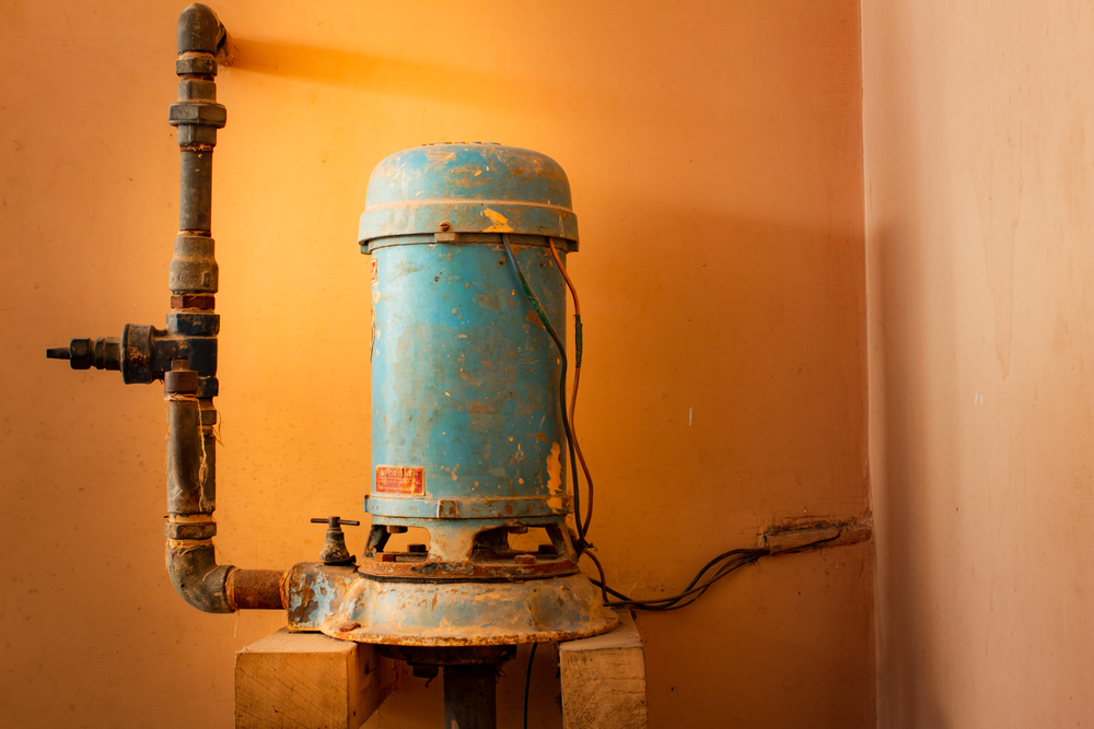 A home unit water sump pump