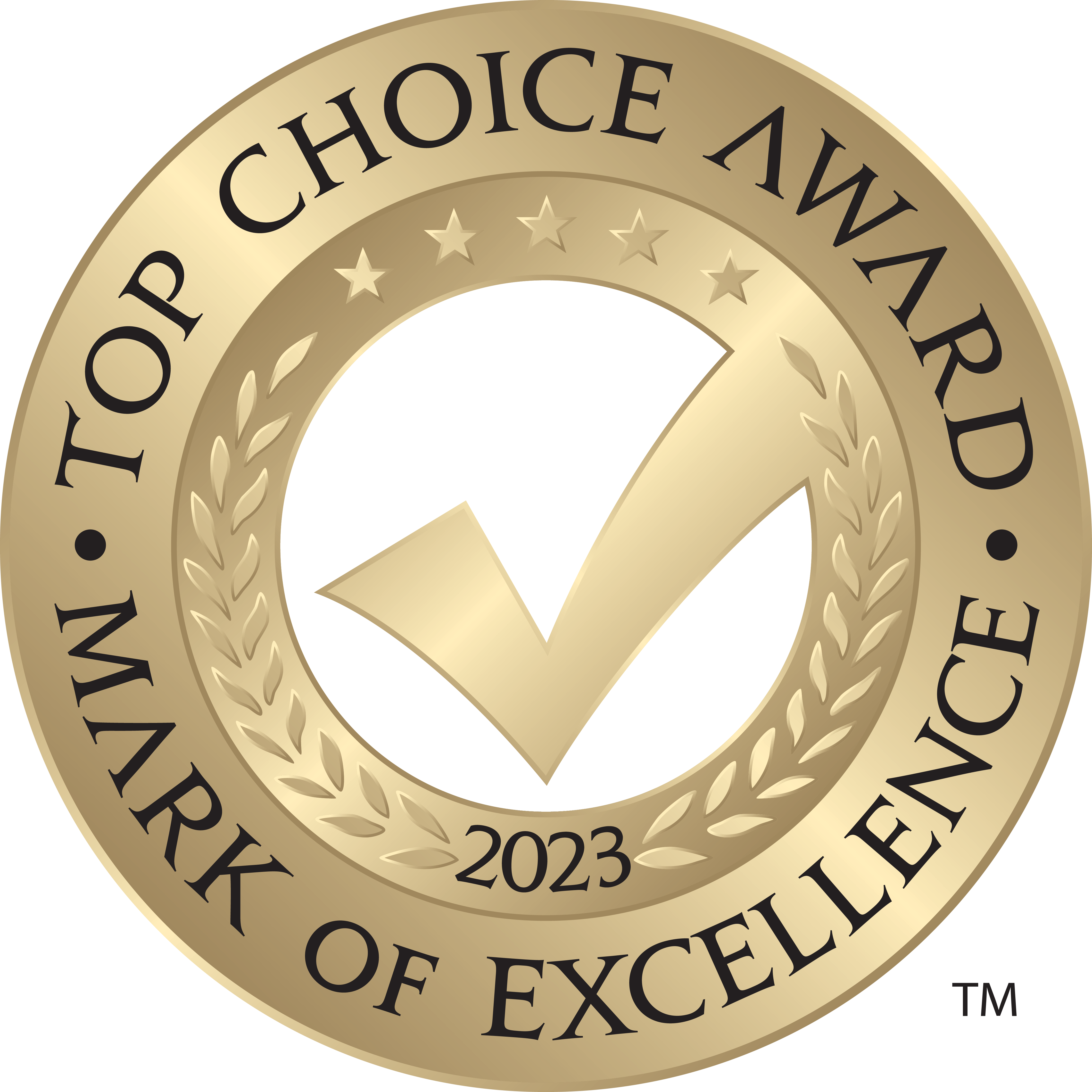 Top choice award logo 2023